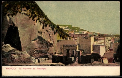 Cartolina napoli martino - cartolina,