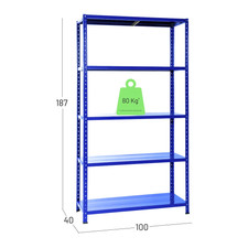 SCAFFALI metallo 100 x 40