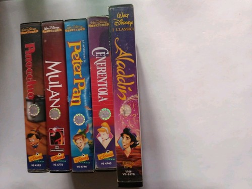 Cinque vhs walt disney - cinque,