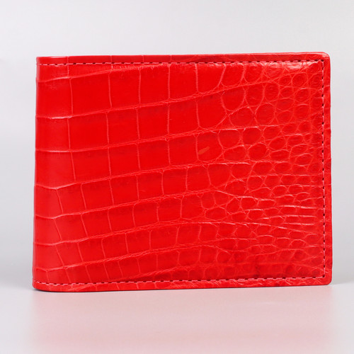 Portafoglio uomo bifold rosso