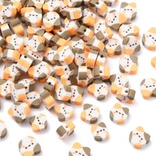 100x Perline Testa di Gatto