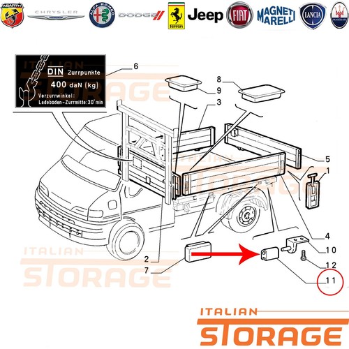 Fiat ducato talento cerniera - fiat,