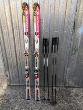 Sci Salomon Equipe 10 RC con attacchi Salomon  mis .168 con 2 paia di racchette