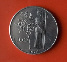 100 LIRE 1976 ERRORE - ASSE