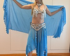 Vestito Danza Del Ventre Azzurro