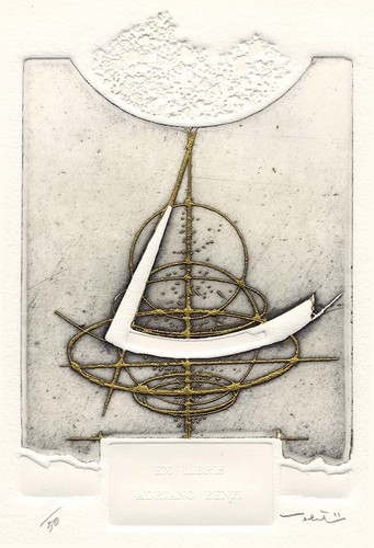 Walter valentini ex libris - ",