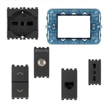 VIMAR ARKE' LINEA NERA FRUTTI E SUPPORTI