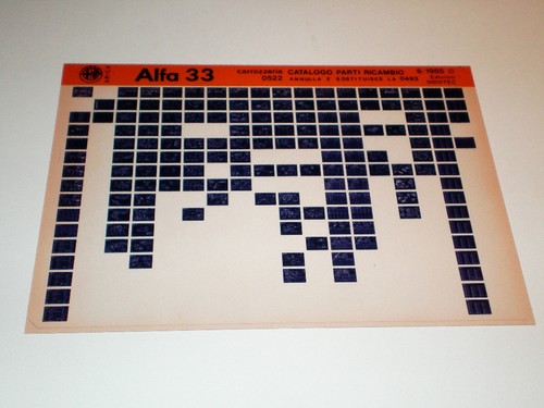 Microfiche catalogo ricambi - catalogo,