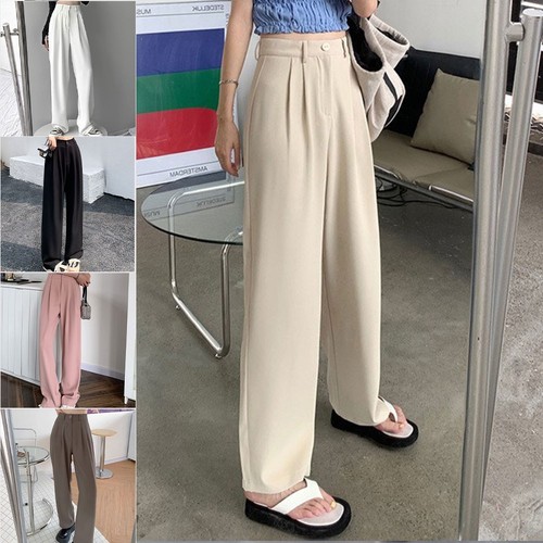 Pantaloni donna gamba - , larga