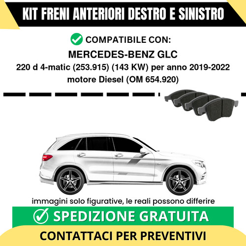 Pastiglie freno anteriori - freno, per