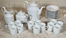 Richard Ginori Set Caffè Tè Vintage Italia Completo 27 Pezzi Cena Party 