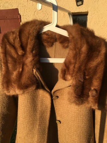 Cappotto lana con collo in - con,