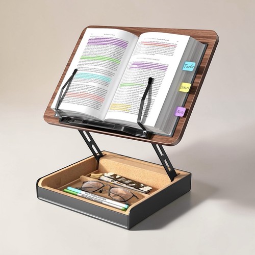 Book stand with - book,