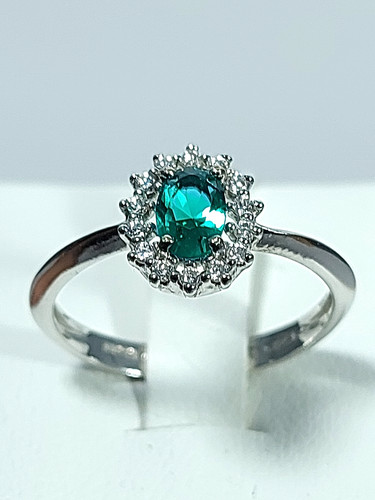 Anello donna oro bianco 18kt - oro,