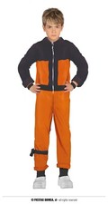 CARNEVALE HALLOWEEN COSTUME BLACK NINJA TIPO NARUTO BAMBINO / RAGAZZO 14/16