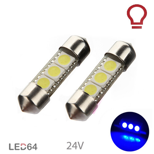 Lampadine led blu navetta - 2,