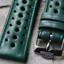 Heuer cronografo rally verde