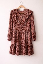 Abito Zara con volant rosa