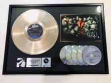 Rare 1 item Thriller Album Michael Jackson Autograph Gold Disc w/Certificate