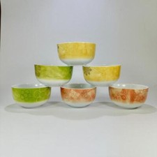 Ciotole aperitivo Thun, set sei coppette assortite in tre colori