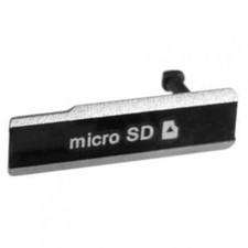 Coperchio Laterale Nero Per Sony Xperia Z1 L39H C6903 C6902 Scheda Micro SD