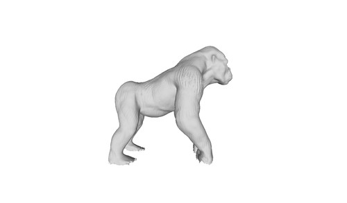 Printle animal ape - printle, ape--gorilla