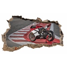 Adesivo murale Ducati foro