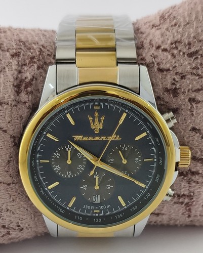 Maserati chronograph blue dial - maserati,