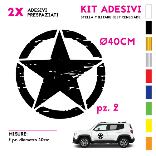 jeep renegade stella adesivo