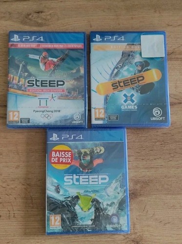 Lot jeux steep sony - de, 3