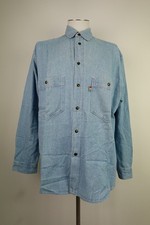 MOSCHINO JEANS CAMICIA UOMO TG. L SHIRT MAN MADE ITALY CASUAL VINTAGE COTONE