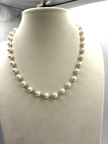 Collana perle finte - di,