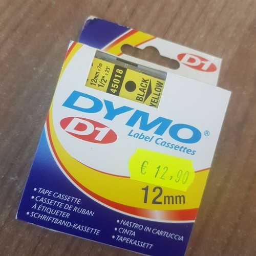 Dymo label cassettes - label,