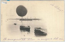71708 - FRANCIA - Storia postale - CARTOLINA PALLONCINO Remorque du Ballon 1901
