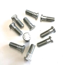 QTY 10 Dadi Ruota "CLIPPED"