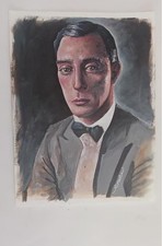QUADRO ACRILICO BUSTER KEATON