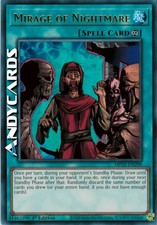 MIRAGE OF NIGHTMARE • (Miraggio D'incubo) • Ultra R • MP25 EN298 • 1Ed • Yugioh!