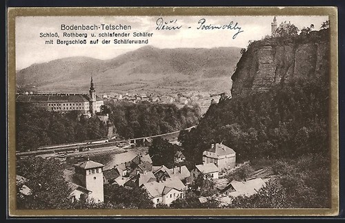 Bodenbach tetschen schloss - bodenbach-tetschen,,