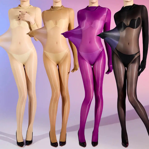 Bodystocking lucido olio - ad,