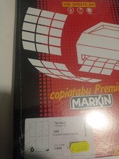 6 Conf. etichette adesive Per Stampante Markin
