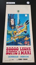LA306 locandina originale 20000 LEGHE SOTTO I MARI prima ed.1970 KIMIO YABUKI