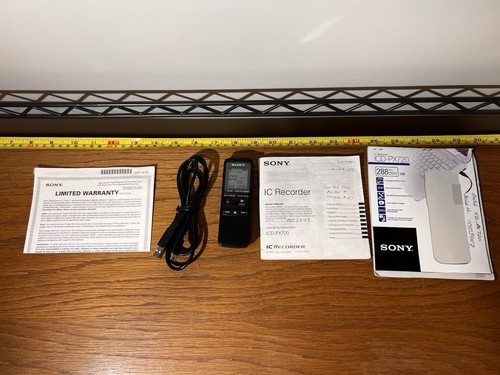 Read sony recorder - sony, ic