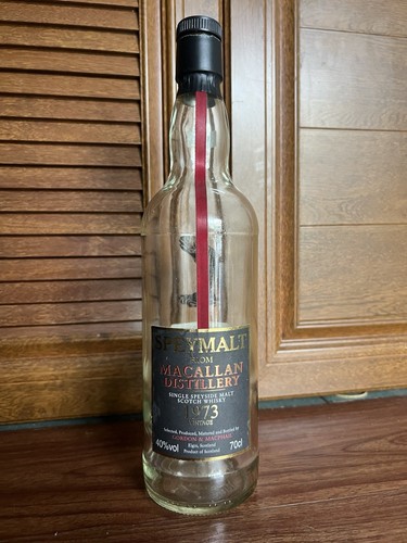 Bottiglia vuota macallan - bottiglia,
