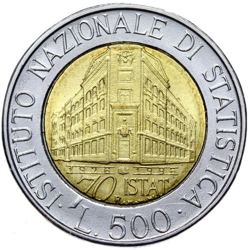 Italia italy commemorativa 500 - italia,