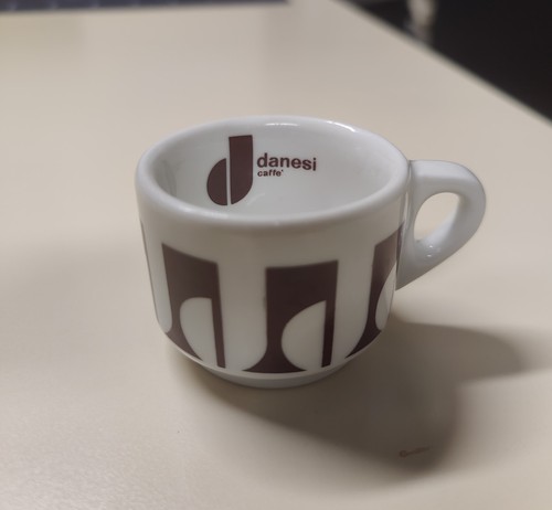 Tazzina caffe danesi bianca - da,