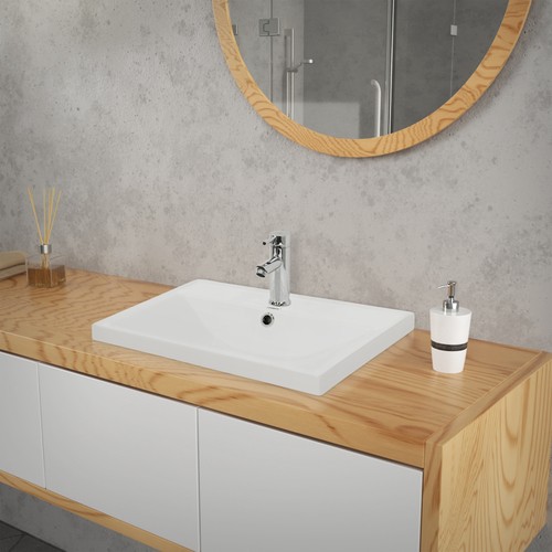 Lavabo incasso ceramica - in,