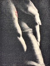 Omar galliani litografia - omar,