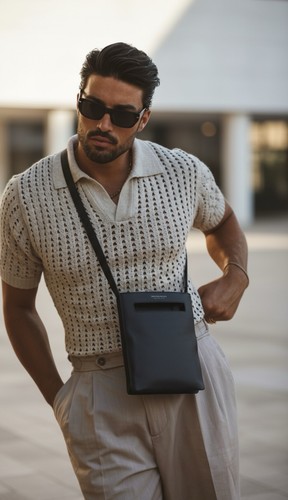 Borsa messenger unisex bottega - borsa,