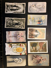 lotto 10 antichi santini in