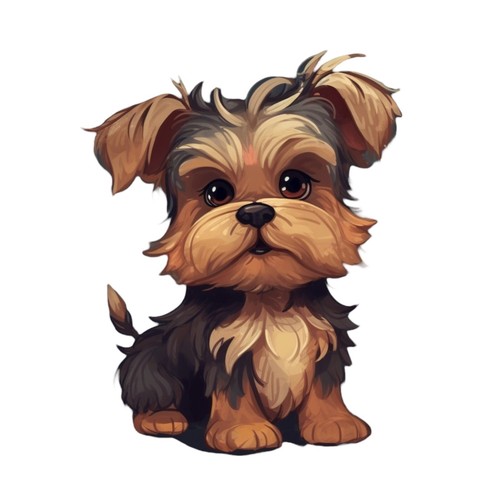 Adesivi auto yorkshire terrier - yorkshire,